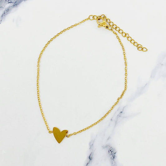 Dainty Heart Anklet